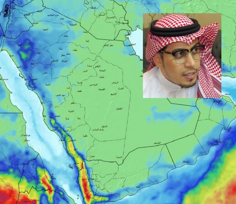 الجهني : حالة من عدم الاستقرار الجوي تضرب المملكة