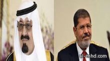 مرسي يوجه الدعوة لخادم الحرمين لحضور القمة الاسلامية الشهر القادم