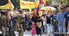 مظاهرات حاشدة لسكان التبت قبل وصول الرئيس الصينى 