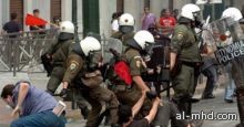 اعتقال مئات النشطاء المناهضين للناتو فى بروكسل
