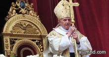بابا الفاتيكان يدعو إلى السلام فى سوريا