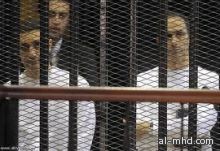محاكمة علاء وجمال مبارك في 9 يوليو