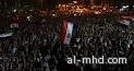 معتصمو التحرير يشكلون لجانا لحماية الميدان ويرتدون أكفانا رمزية