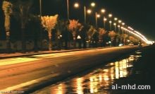 امطار على مدينة الرياض