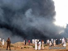 إخماد حريق في وادي نمار بالرياض دون خسائر بشرية