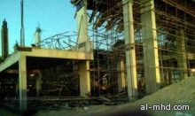 انهيار مسجد تحت الإنشاء بحي النزهة بالرياض