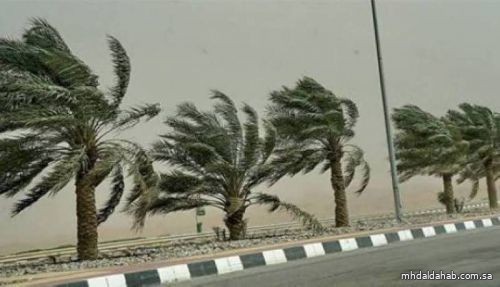 "الأرصاد": رياح شرقية مثيرة للأتربة والغبار على منطقتَي مكة والمدينة