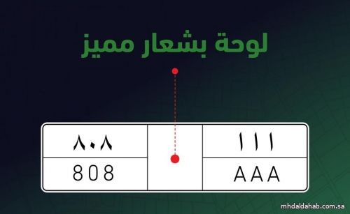 "المرور" يوضح شكل لوحة الشعار المميز التي أقرها مجلس الوزراء
