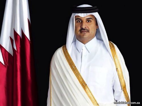 أمير قطر يعزّي خادم الحرمين في وفاة الأميرة "طرفة"
