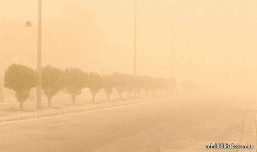 "الأرصاد": رياح مثيرة للأتربة والغبار تحد من مدى الرؤية على مكة ونجران والمدينة والرياض