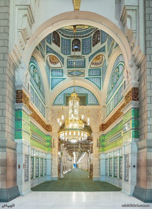 باب السلام في الحرم النبوي .. مدخل الروضة الشريفة