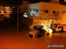 الدفاع المدني يتلقى 5180 بلاغا عن حوادث الأمطار والسيول