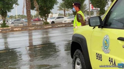 "الدفاع المدني" يحذر من هطول أمطار رعدية قد تؤدي لجريان سيول في بعض المناطق