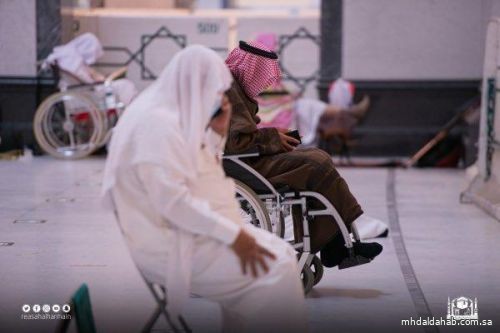 "شؤون الحرمين" تفعل خدمة النقل بعربات "الغولف" لكبار السن وذوي الإعاقة بالساحات الشرقية والغربية