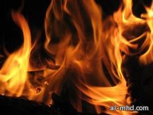 مدني ينبع يسيطر على حريق اندلع بخط أنابيب سامرف