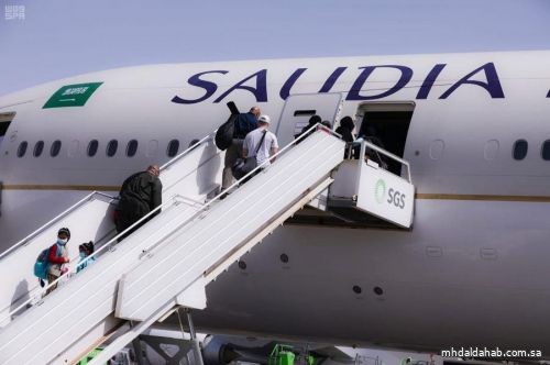 الخطوط السعودية تبدأ عمليات نقل الحجاج في مرحلة العودة