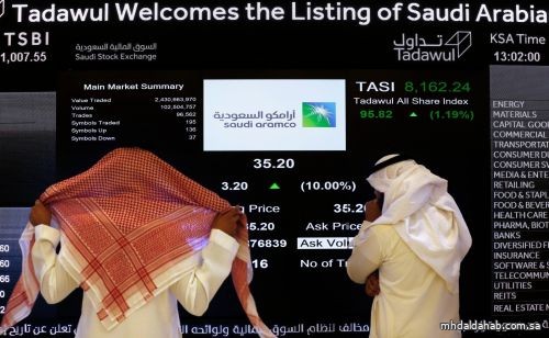 سوق الأسهم السعودية يغلق مرتفعًا عند 11382 نقطة