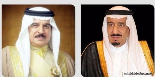 خادم الحرمين يتلقى رسالة خطية من ملك البحرين