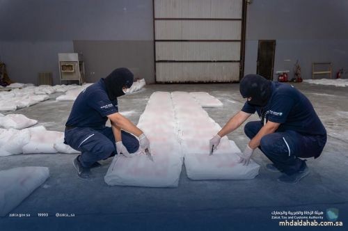 الجمارك : إحباط تهريب 5.2 مليون حبة "كبتاجون" مطحونة في منفذ الحديثة