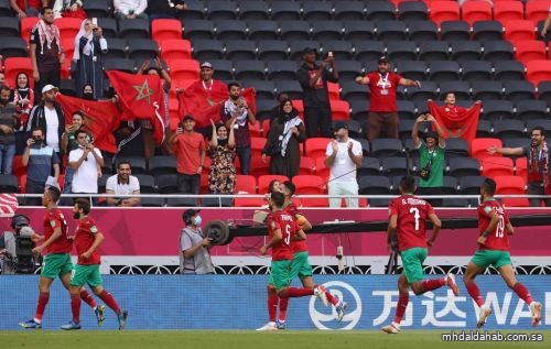 المغرب يسحق الأردن وينفرد بصدارة مجموعته في كأس العرب