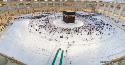 تخصيص 34 مسارًا جديدًا في صحن المطاف للمعتمرين