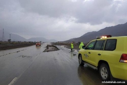 الدفاع المدني" يدعو لتوخّي الحيطة والحذر لاستمرار فرص هطول أمطار على معظم مناطق المملكة