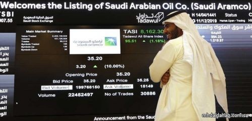 سوق الأسهم السعودية يغلق مرتفعًا عند 12495 نقطة