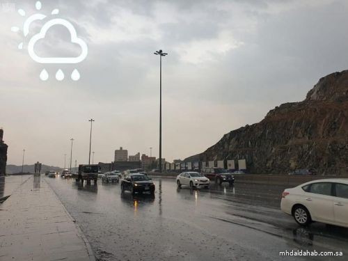 "الأرصاد": استمرار هطول الأمطار الرعدية على معظم مناطق المملكة حتى الجمعة المقبلة