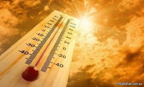 "الأرصاد": موجة حارة على معظم المناطق من الجمعة وحتى الإثنين المقبل