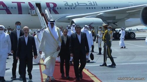 أمير قطر يصل إلى العاصمة الإيرانية طهران