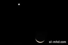 فلكية جدة : إلتقاء المشتري والمريخ مع القمر ورصد " ضوء البروج " نهاية أغسطس