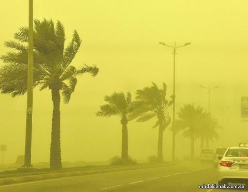 "الأرصاد" تنبه لاستمرار الغبار في الرياض والشرقية حتى الـ 6 مساءً