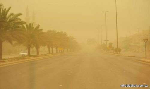 طقس اليوم.. استمرار تأثير العوالق الترابية على عدة مناطق بينها الرياض