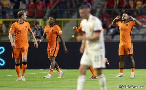 هولندا تضرب بلجيكا برباعية في دوري الأمم الأوروبية