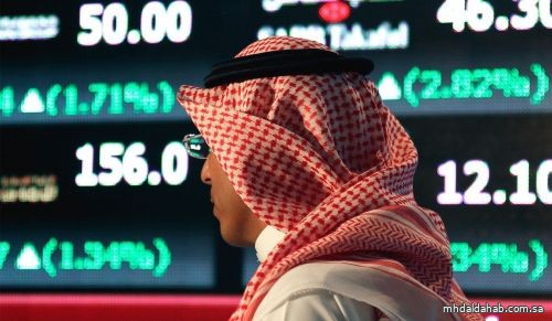 مؤشر سوق الأسهم السعودية يغلق مرتفعًا عند مستوى 12821.96 نقطة