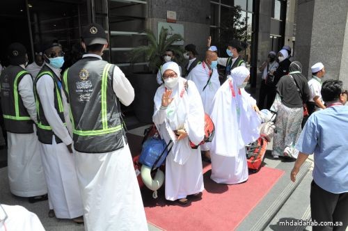 توديع أول فوج حجاج بيت الله الحرام من مدينة المصطفى صلى الله عليه وسلم