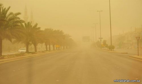 "الأرصاد" يُحذر من أتربة مثارة تحد من مدى الرؤية الأفقية في الرياض