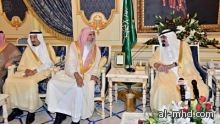 خادم الحرمين يستقبل الأمراء و الوزراء وجموعاً من المواطنين