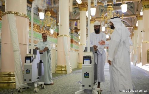 وكالة المسجد النبوي تطلق مبادرة "تطهير وتعطير"