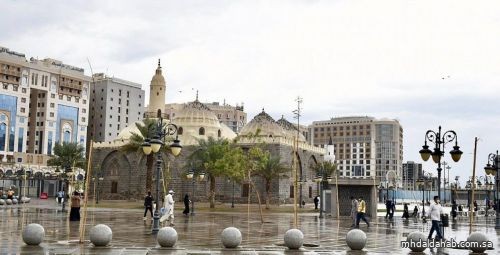 «الأرصاد»: أمطار رعدية على منطقة المدينة المنورة
