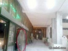 شبح يظهر على باب مبنى أمانة مكة