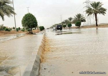 "الأرصاد": استمرار هطول الأمطار على منطقتي تبوك والجوف خلال الساعات المقبلة