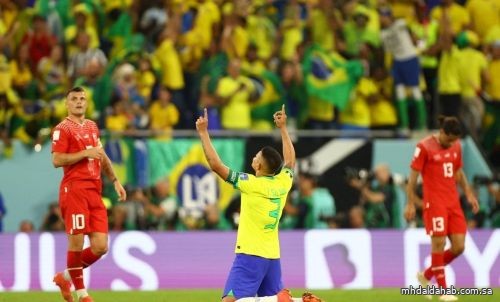 قذيفة كاسيميرو تقود البرازيل للتأهل لدور 16 بكأس العالم 2022