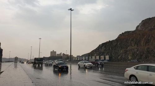 "الأرصاد": استمرار فرص هطول الأمطار على مكة حتى الثلاثاء المقبل