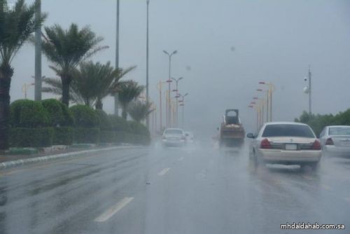 "الأرصاد": استمرار الأمطار على الرياض والشرقية ومرتفعات مكة الخميس والجمعة