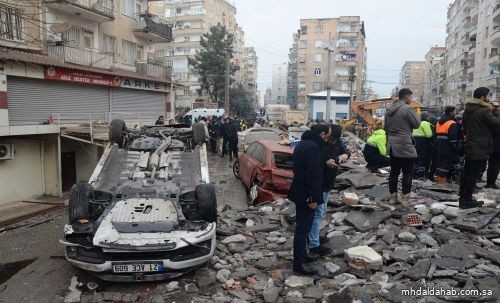 زلزال جديد بقوة 7,5 درجات يضرب جنوب شرق تركيا