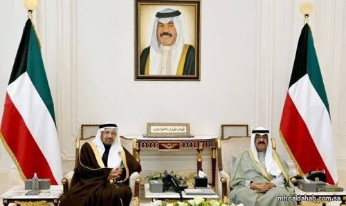 ولي عهد الكويت يستقبل وزير الاستثمار