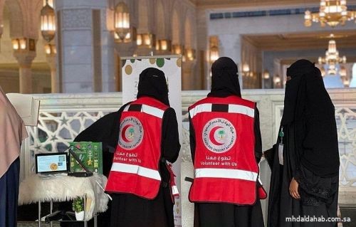 24 ألف متطوع ومتطوعة بهيئة الهلال الأحمر بمكة المكرمة خلال شهر رمضان