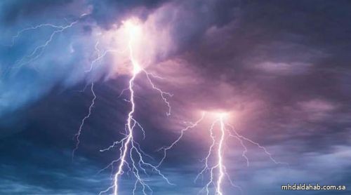 "الأرصاد" تحذر من عواصف رعدية على الرياض ومكة والمدينة حتى 10 مساءً