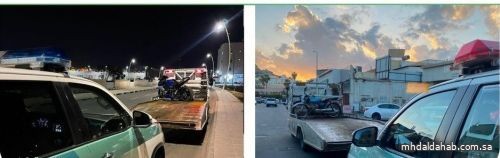 "المرور" يضبط 232 دراجة آلية مخالفة